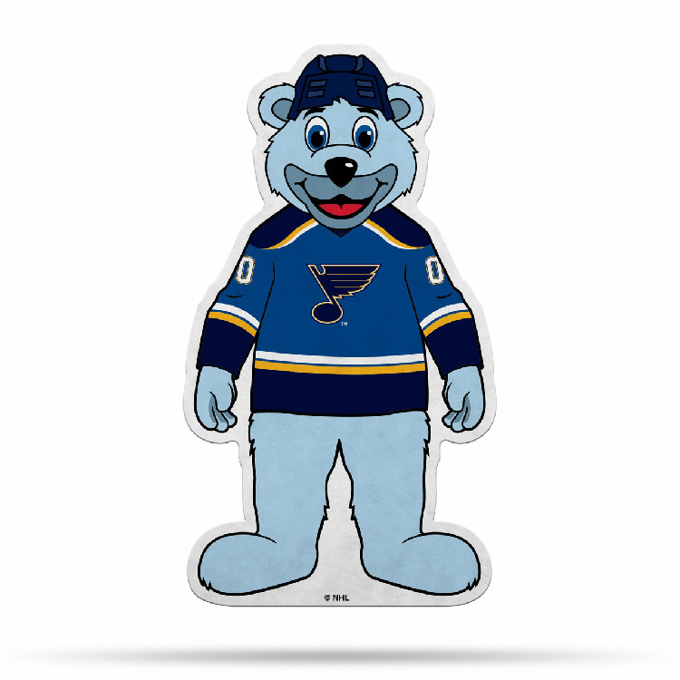 St. Louis Blues Pennant Shape Cut Mascot Design