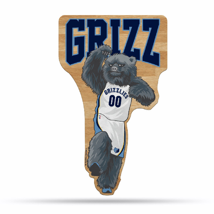 Memphis Grizzlies Pennant Shape Cut Mascot Design