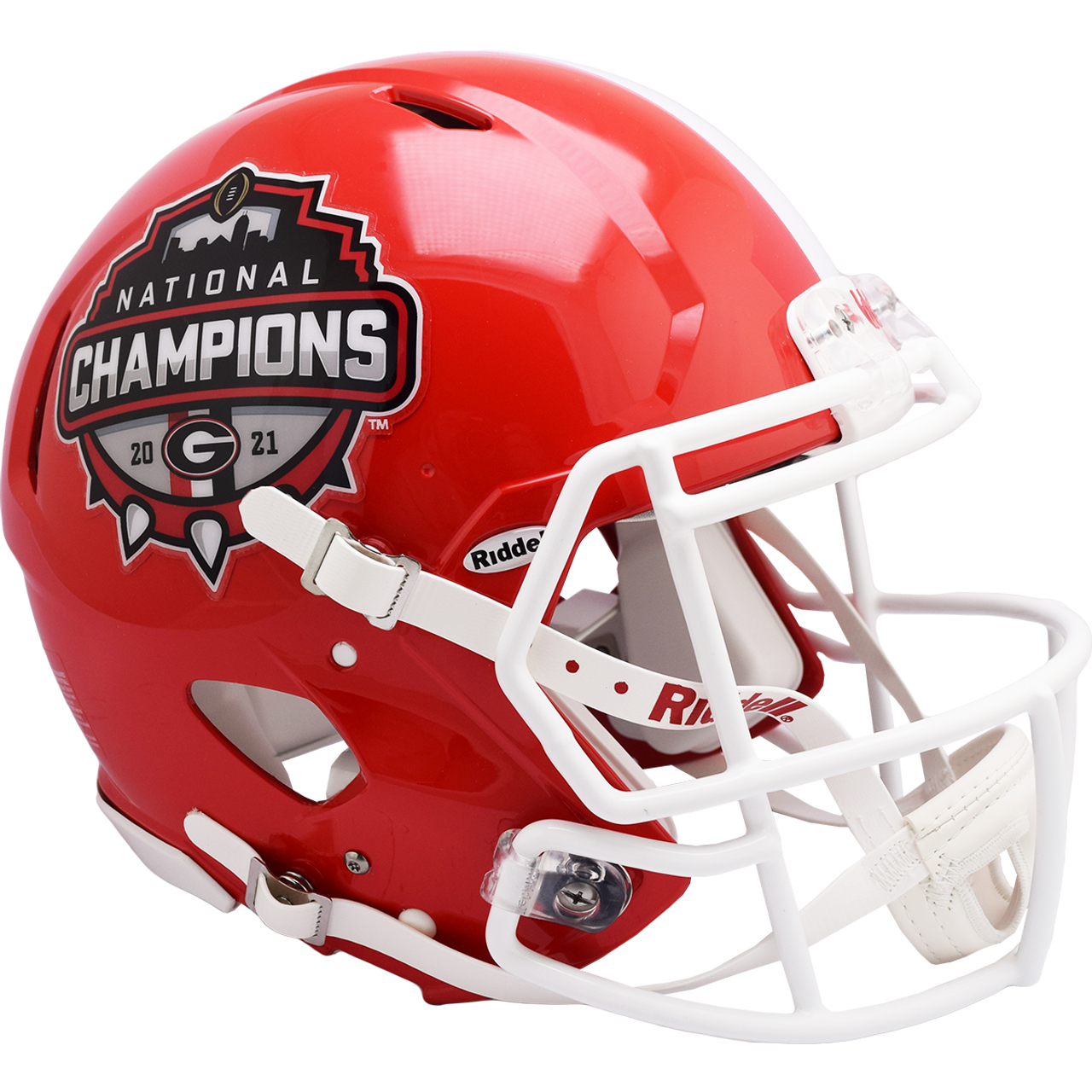 Georgia Bulldogs Helmet Riddell Authentic Full Size Speed Style 2021 National Champion