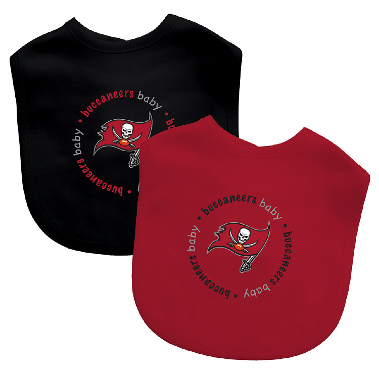 Tampa Bay Buccaneers Baby Bib 2 Pack