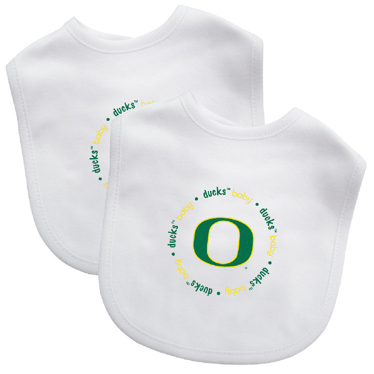 Oregon Ducks Baby Bib 2 Pack