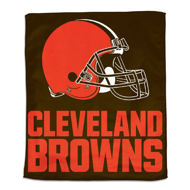 Cleveland Browns Towel 15x18 Rally Style Full Color