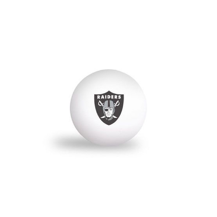 Las Vegas Raiders Ping Pong Balls 6 Pack