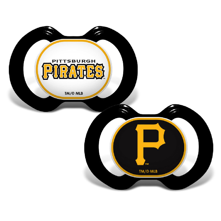 Pittsburgh Pirates Pacifier 2 Pack Alternate