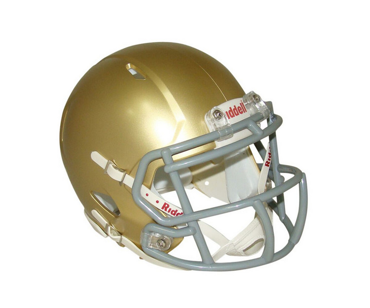 Helmet Riddell Blank Replica Mini Speed Style South Bend Gold