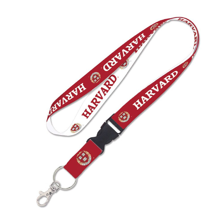 Harvard Crimson Lanyard with Detachable Buckle