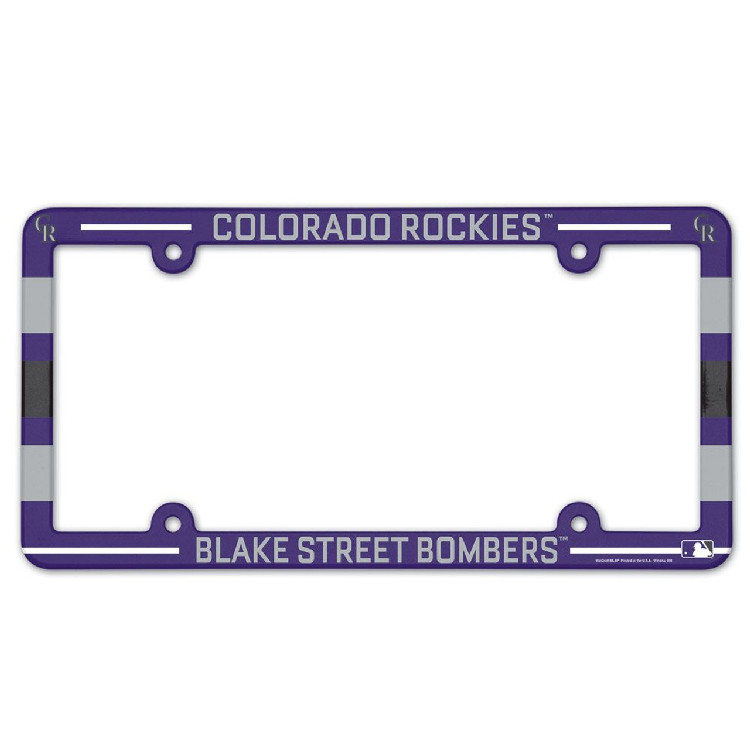 Colorado Rockies License Plate Frame - Full Color