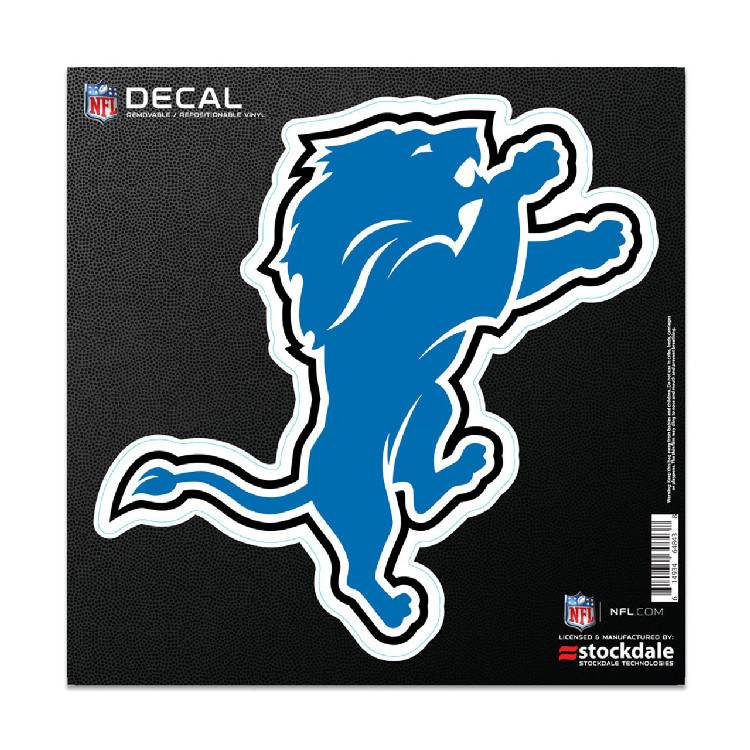 Detroit Lions Decal 6x6 All Surface Logo