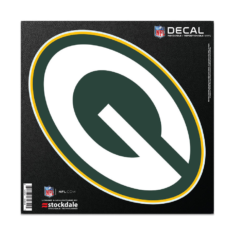 Green Bay Packers Decal 6x6 All Surface Logo