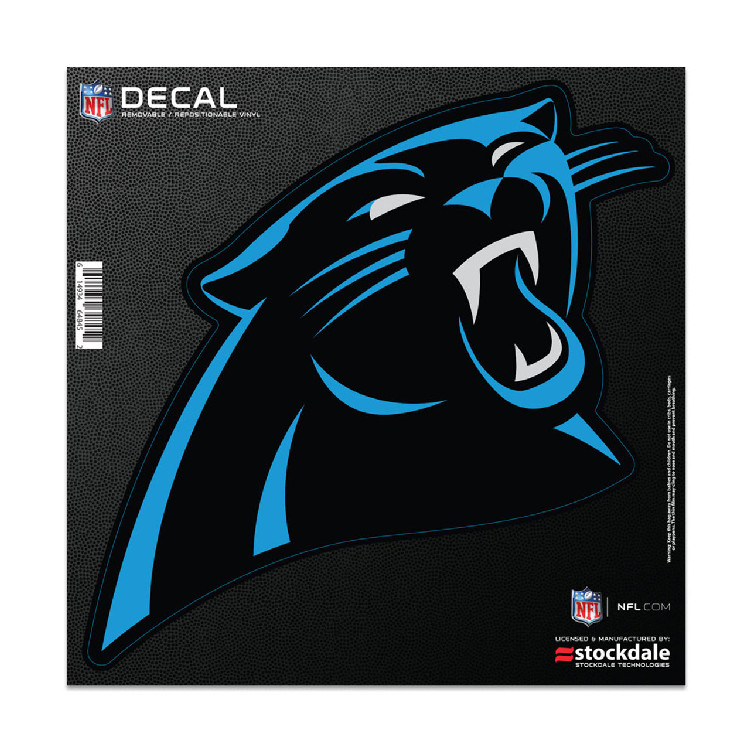 Carolina Panthers Decal 6x6 All Surface Logo