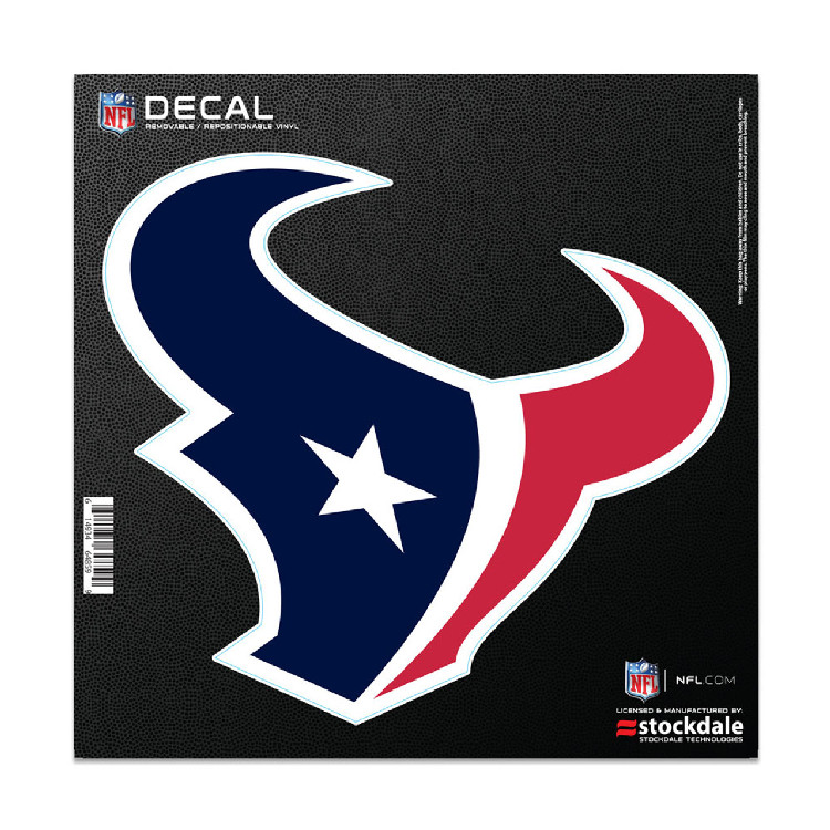 Houston Texans Decal 6x6 All Surface Logo