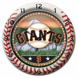 San Francisco Giants Clock Round Wall Style Gametime Design