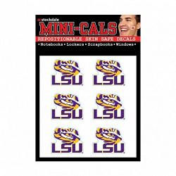 LSU Tigers Tattoo Face Cals