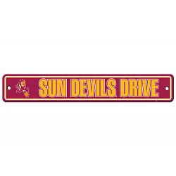 Arizona State Sun Devils Sign 4x24 Plastic Street Style