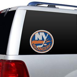 New York Islanders Window Film 12 Inch Die Cut