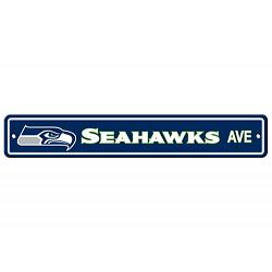 Seattle Seahawks Sign 4x24 Plastic Street Style