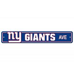 New York Giants Sign 4x24 Plastic Street Style