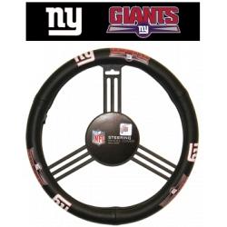 New York Giants Steering Wheel Cover Leather Style