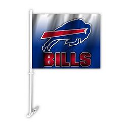 Buffalo Bills Car Flag Ombre
