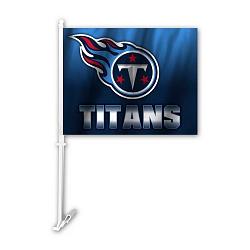 Tennessee Titans Flag Car Style Ombre Design Design