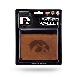 Iowa Hawkeyes Wallet Trifold Leather Embossed