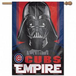 Chicago Cubs Banner 28x40 Vertical Star Wars Design