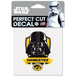 Iowa Hawkeyes Decal 4x4 Perfect Cut Color Star Wars Darth Vader Design