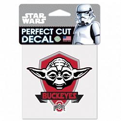 Ohio State Buckeyes Decal 4x4 Perfect Cut Color Yoda