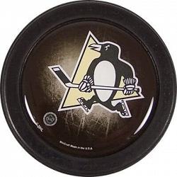 Pittsburgh Penguins Domed Hockey Puck - Packaged - Prismatic