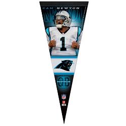 Carolina Panthers Panthers Pennant 12x30 Premium Style Cam Newton Design