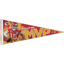 Kansas City Chiefs Pennant 12x30 Premium Style Patrick Mahomes MVP Design