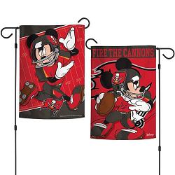 Tampa Bay Buccaneers Flag 12x18 Garden Style 2 Sided Disney