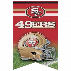 San Francisco 49ers Banner 17x26 Pennant Style Premium Felt