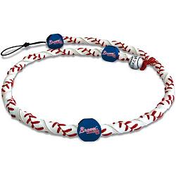 Atlanta Braves Necklace Frozen Rope Classic Baseball Tomohawk Logo