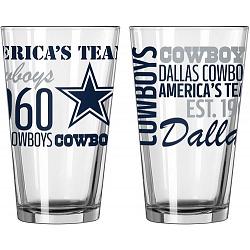 Dallas Cowboys Glass Pint Spirit Style