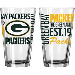 Green Bay Packers Glass Pint Spirit Style