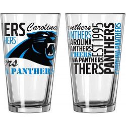 Carolina Panthers Glass Pint Spirit Style