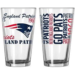 New England Patriots Glass Pint Spirit Style