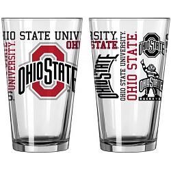 Ohio State Buckeyes Glass Pint Spirit Style