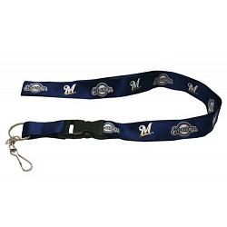 Milwaukee Brewers Lanyard - Breakaway with Key Ring