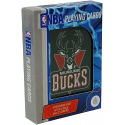 Milwaukee Bucks Playing Cards Hardwood