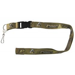 Purdue Boilermakers Lanyard Breakaway with Key Ring Style