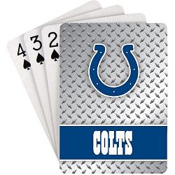 Indianapolis Colts Playing Cards - Diamond Plate