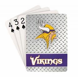 Minnesota Vikings Playing Cards - Diamond Plate