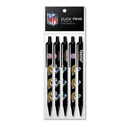 Jacksonville Jaguars Pens Click Style 5 Pack