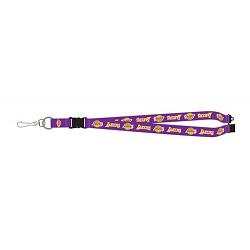 Los Angeles Lakers Lanyard Breakaway with Key Ring Style Purple