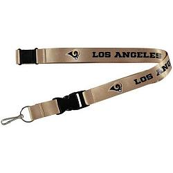 Los Angeles Rams Lanyard Breakaway with Key Ring Style Gold