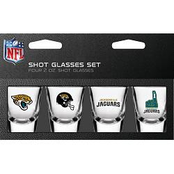 Jacksonville Jaguars Shot Glass 2oz 4 Pack