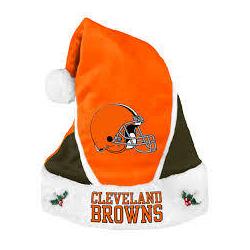 Cleveland Browns Santa Hat Colorblock