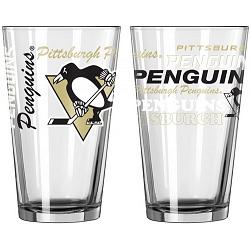 Pittsburgh Penguins Glass Pint Spirit Style